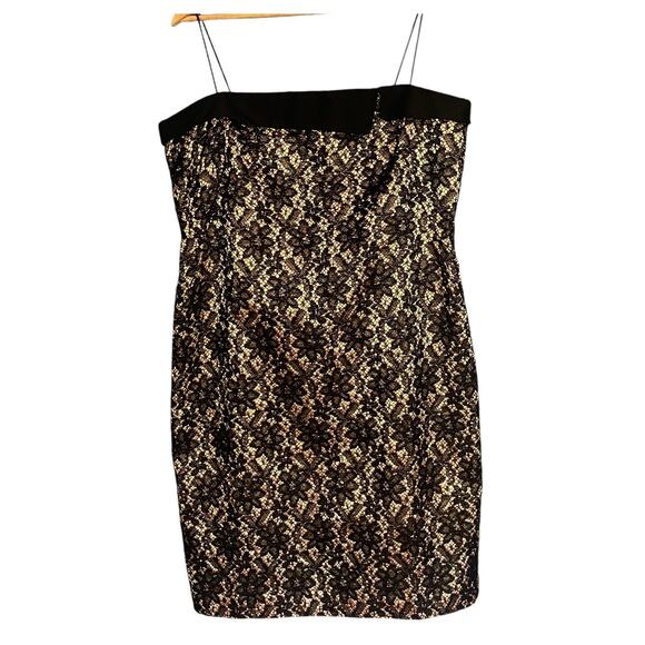 Talbots Lace Sheath Cocktail Dress Black Plus Size 16 - Picture 1 of 7